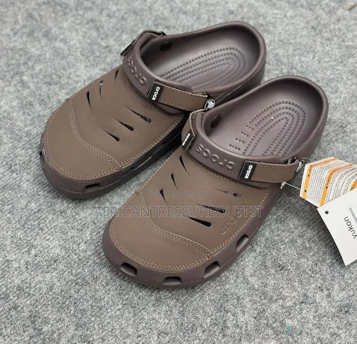 Crocs Yukon Vista Clogs With Faux Leather Accent