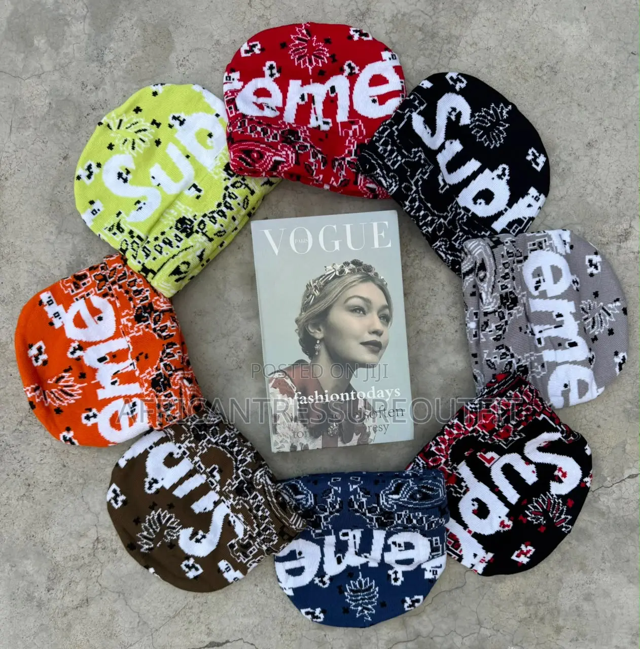 Supreme Bandana Big Logo Beanie