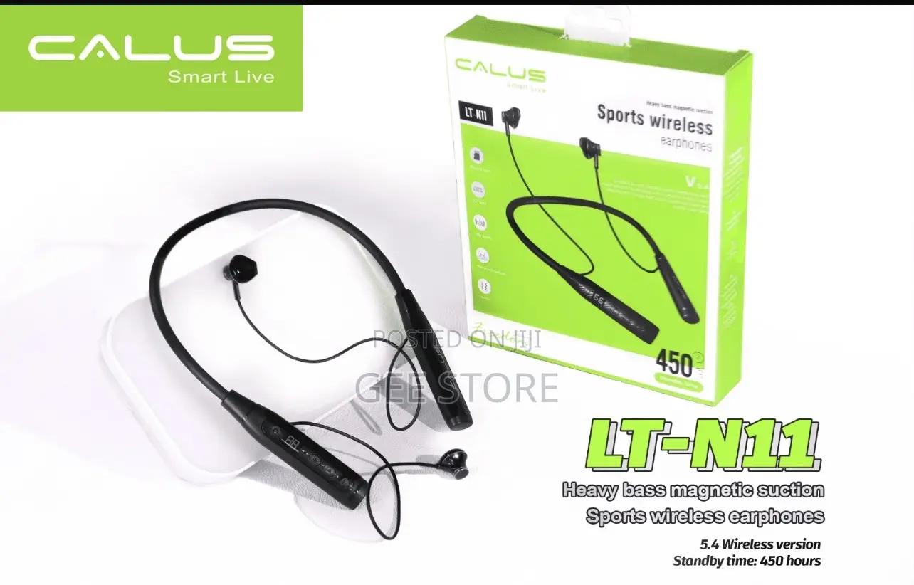 Calus LT-N11 Heavy Bass Magnetic Neckband Sport Wireless Earphone