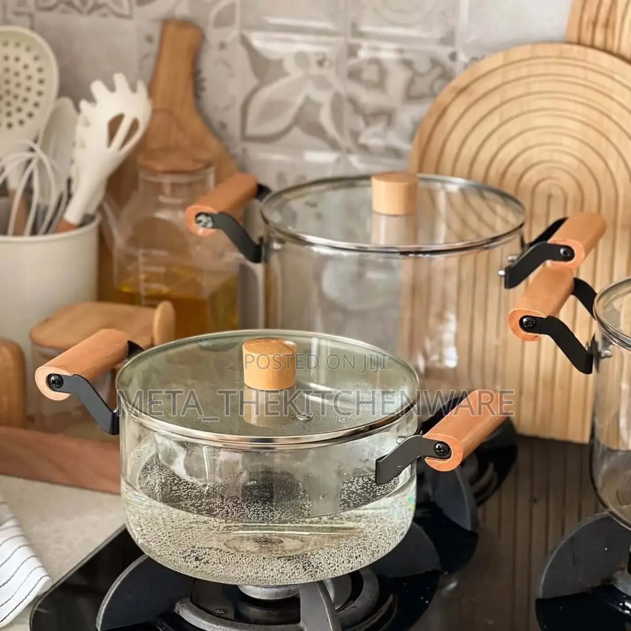 High Borosilicate Glass Cooking Pot