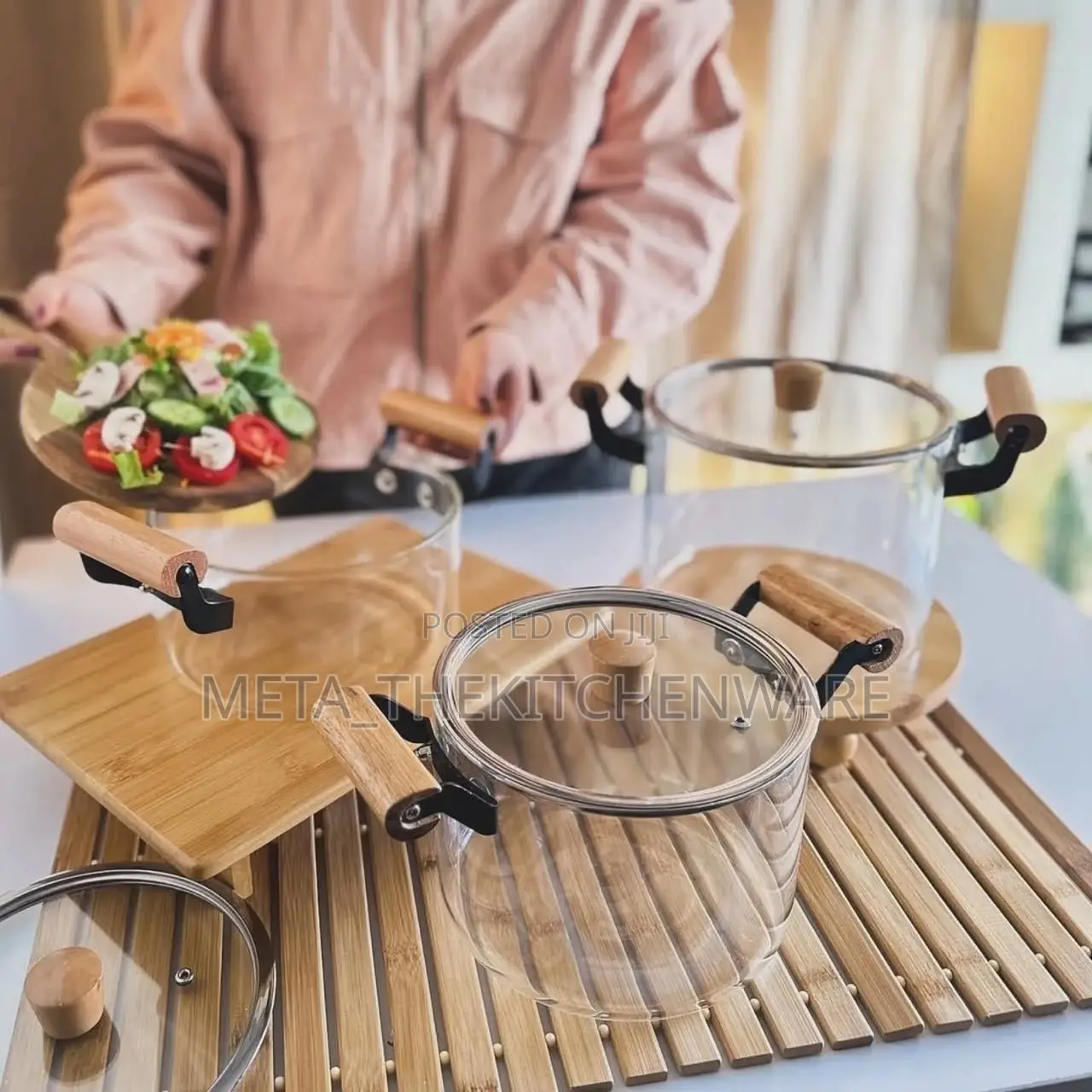 High Borosilicate Glass Cooking Pot