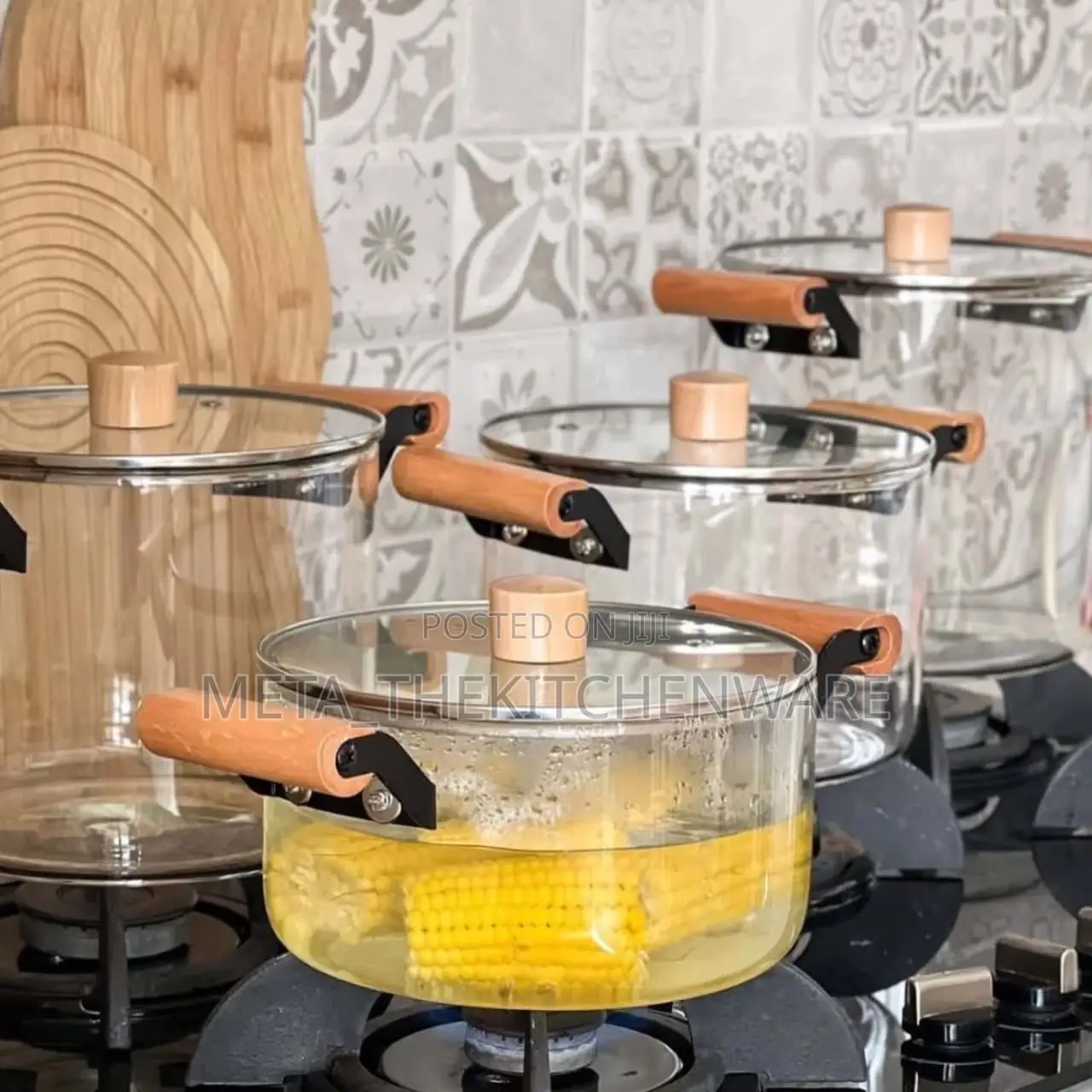 High Borosilicate Glass Cooking Pot