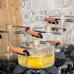 High Borosilicate Glass Cooking Pot