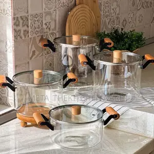 High Borosilicate Glass Cooking Pot