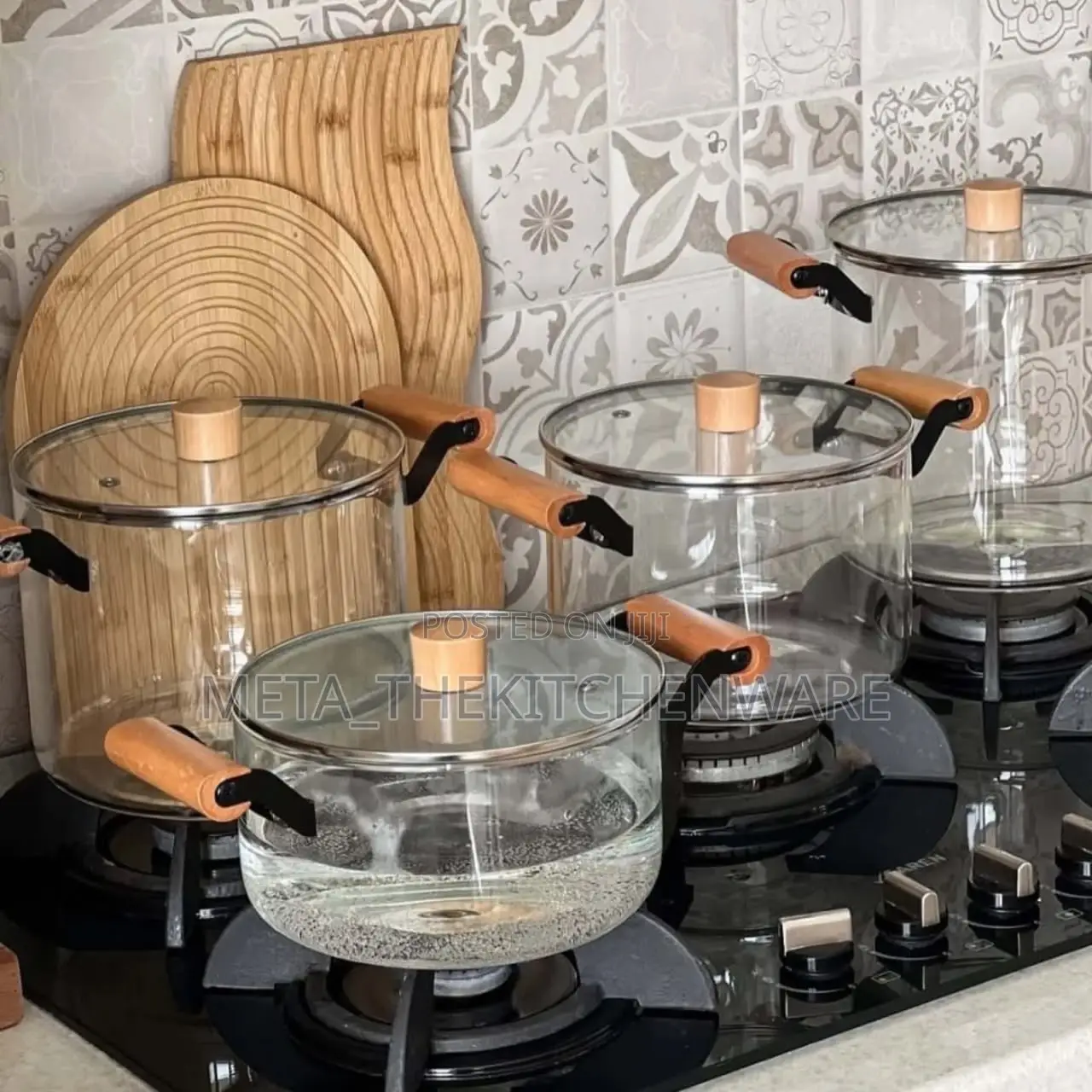 High Borosilicate Glass Cooking Pot