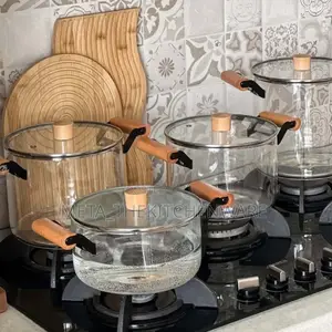 High Borosilicate Glass Cooking Pot