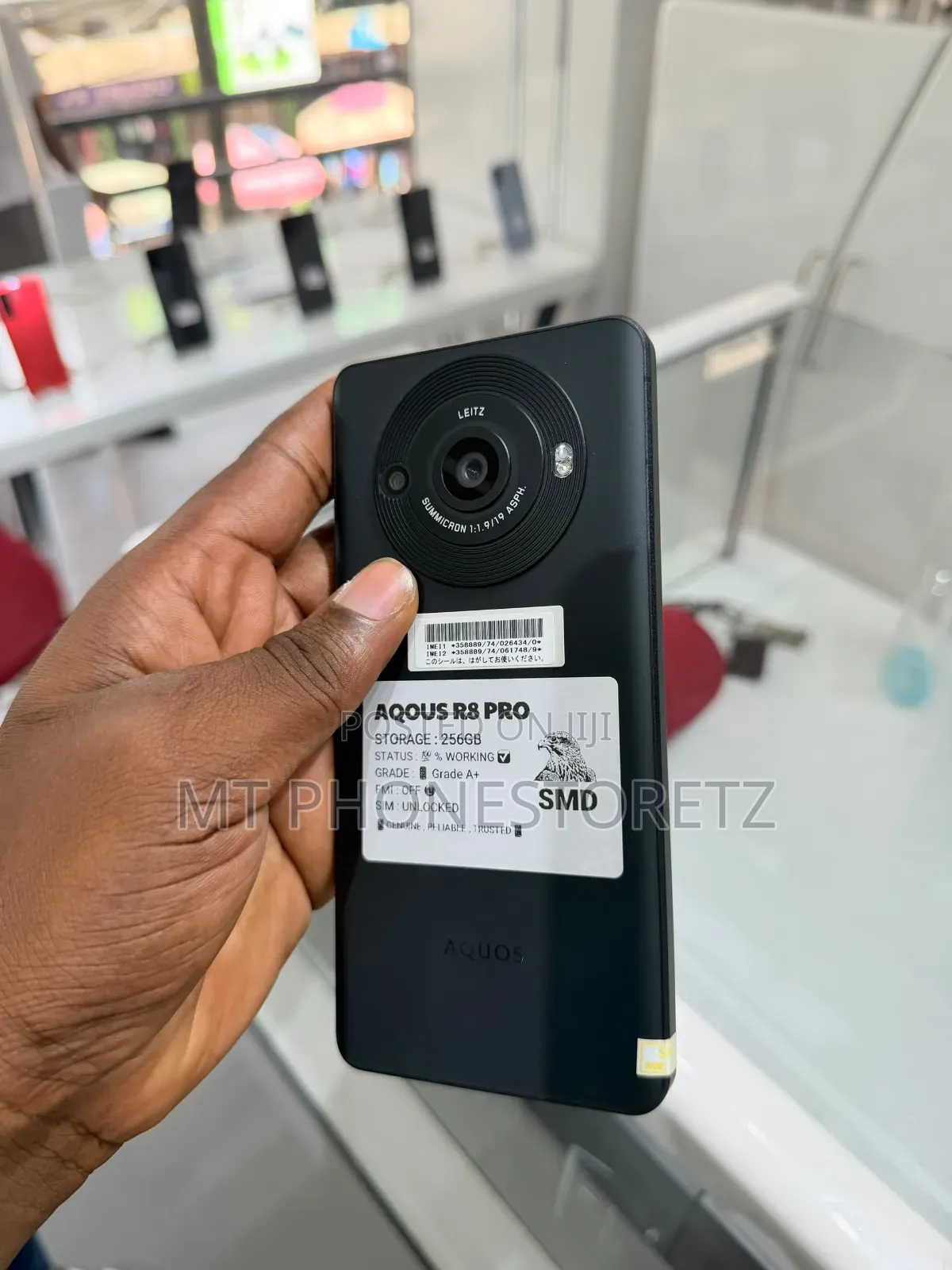 Sharp Aquos R8s pro 256 GB Black
