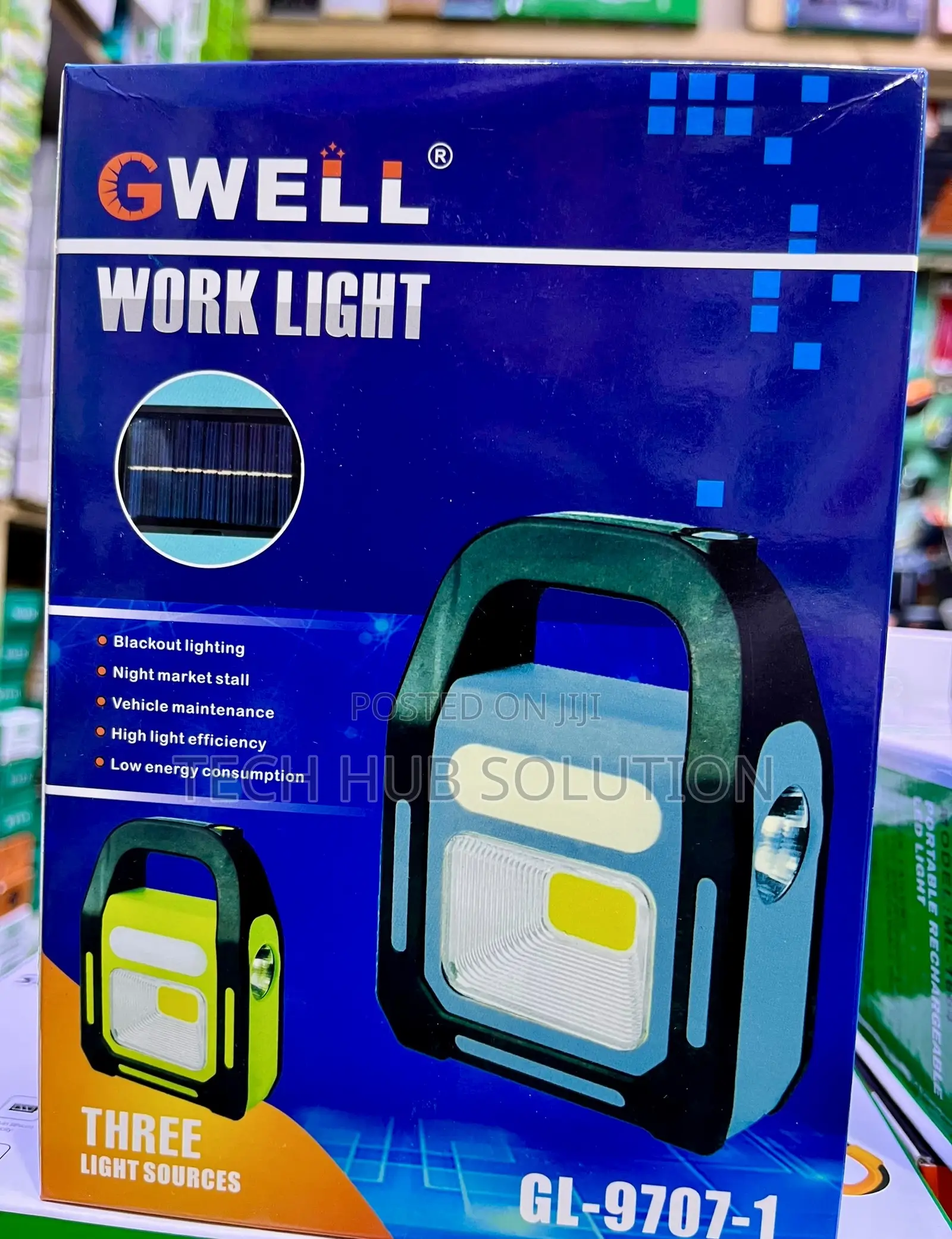 Gwell GL-9707-1 Solar Work Light
