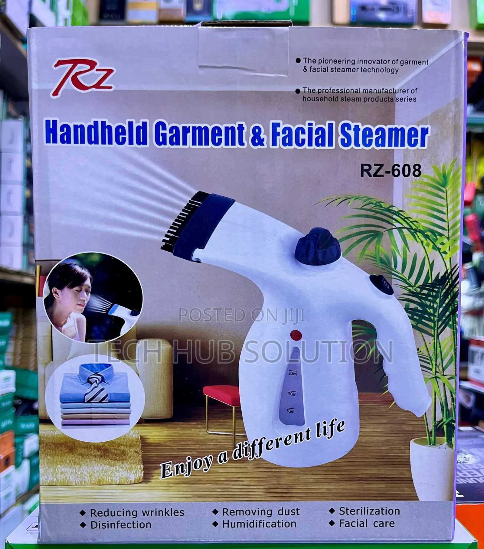 RZ-608 Handheld Garment Facial Steamer