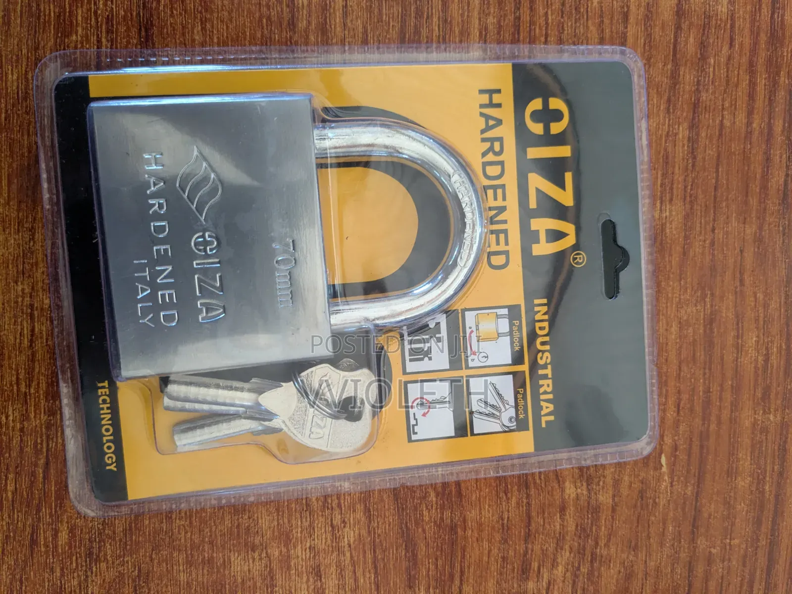 Ciza Hardened Padlock 70mm