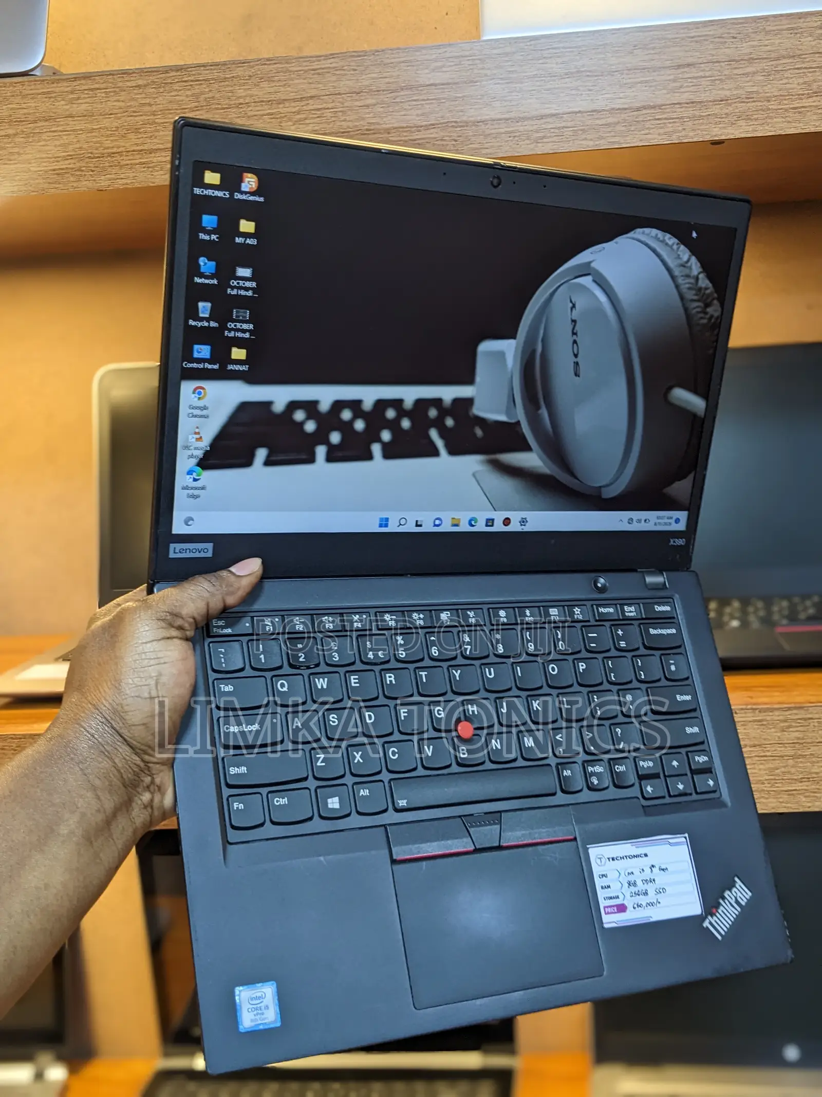 New Laptop Lenovo ThinkPad X390 8GB Intel Core i5 SSD 256GB