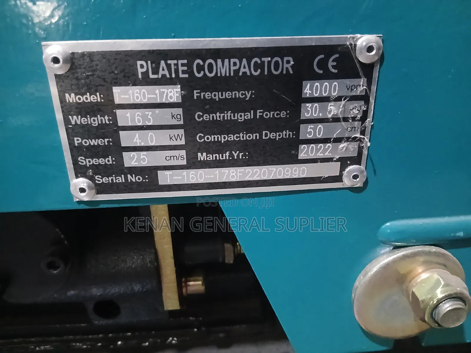 Warrior Plate Compoctor