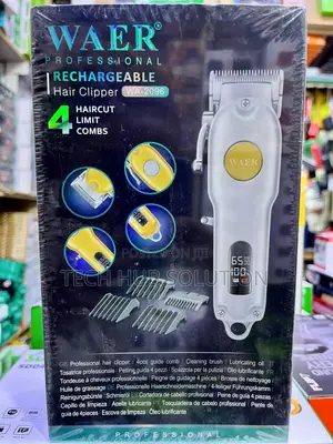 WAER Professional Rechargeable Hair Clipper WA-2096