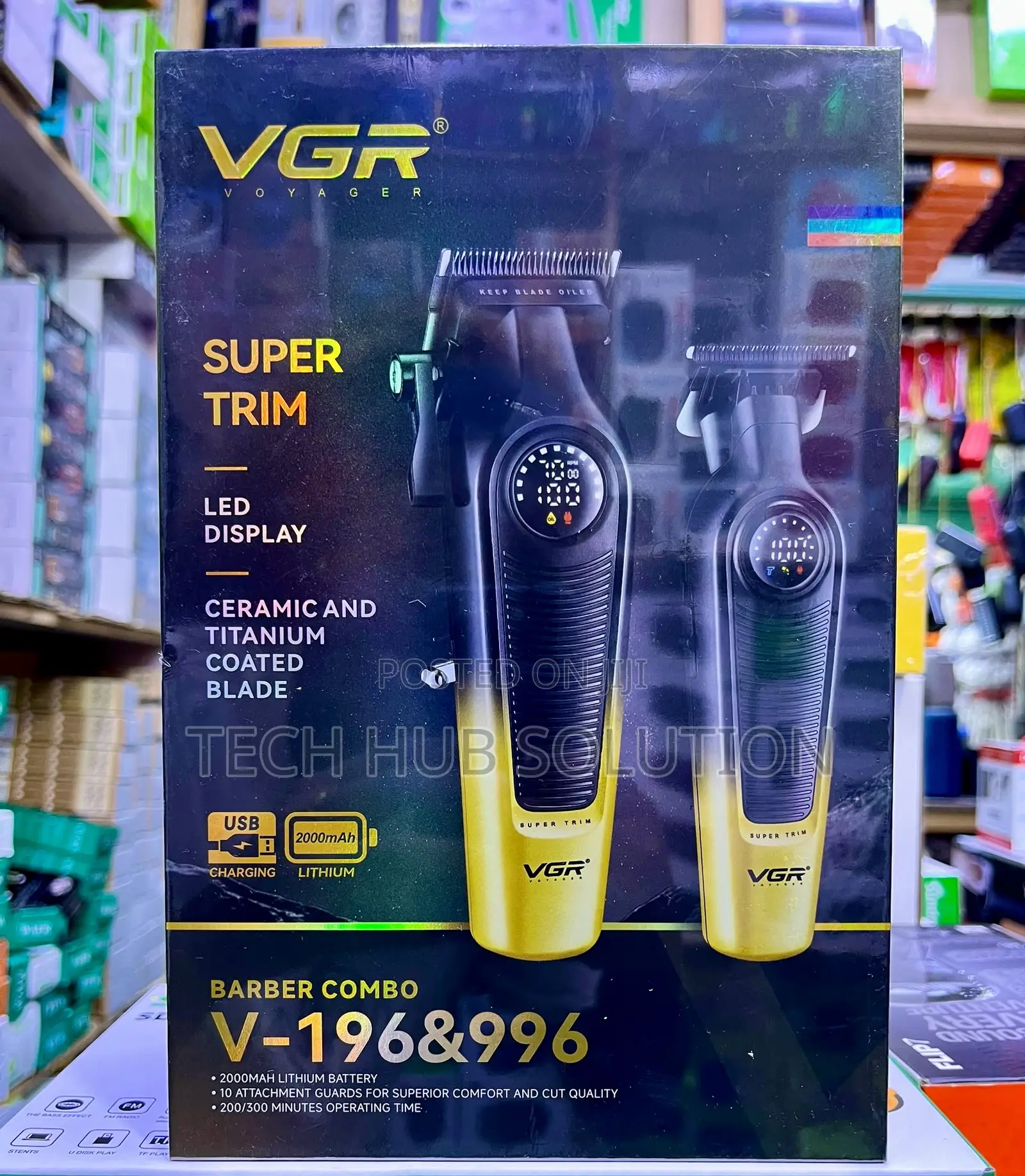 Voyager Super Trim Barber Combo v-996