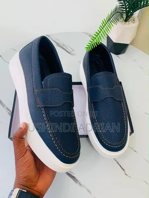 new Stock–viatu Vya Ngoziquality Leather Full Boxed