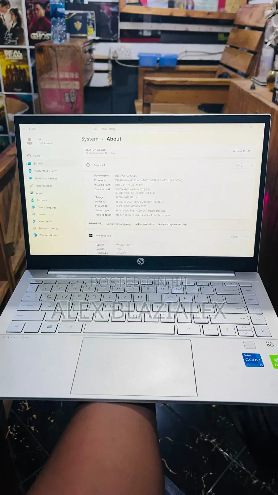 Laptop HP Pavilion 15 8GB Intel Core i5 SSD 500GB