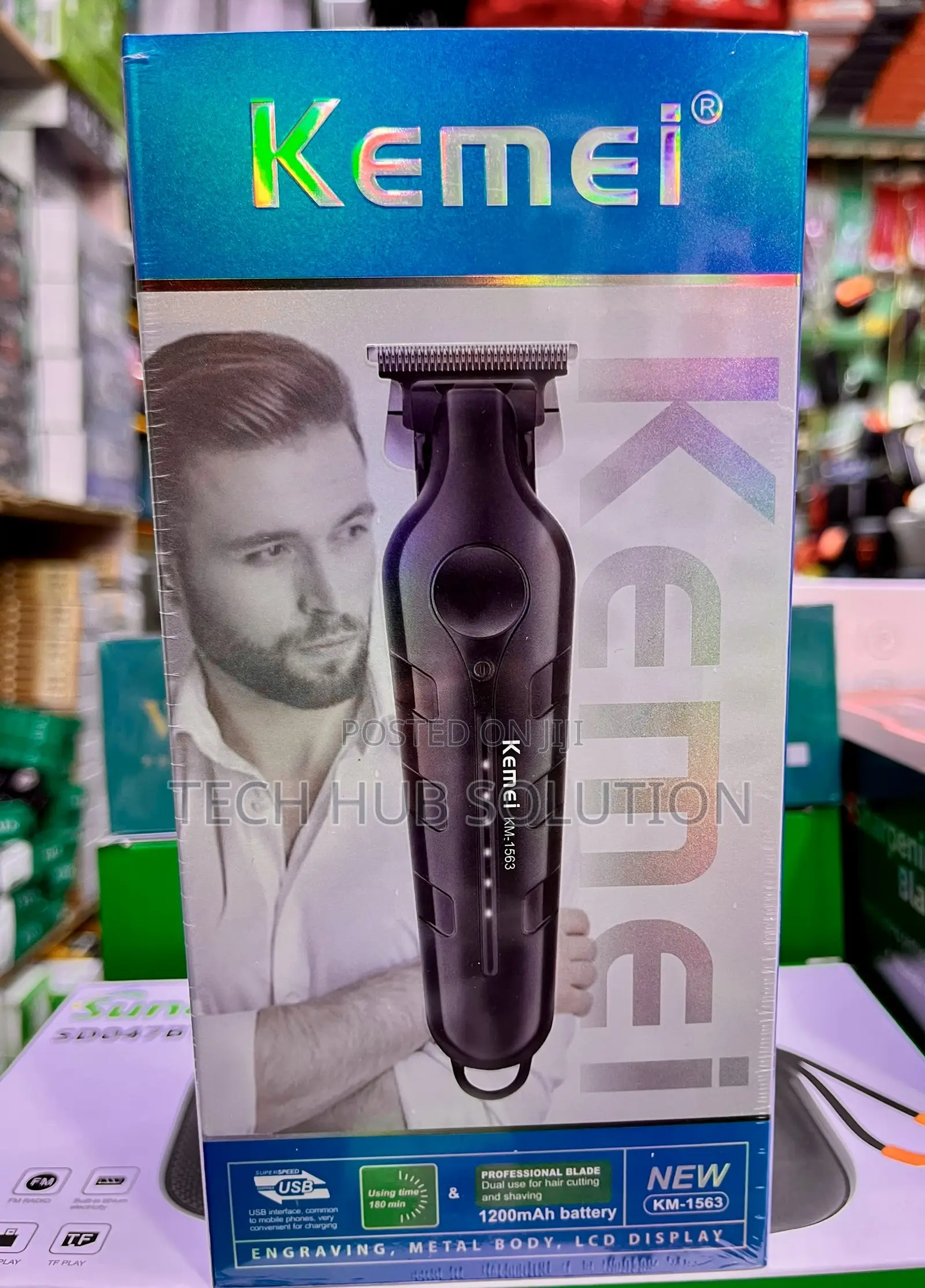Kemei KM-1563 Rechargeable Hair Clipper