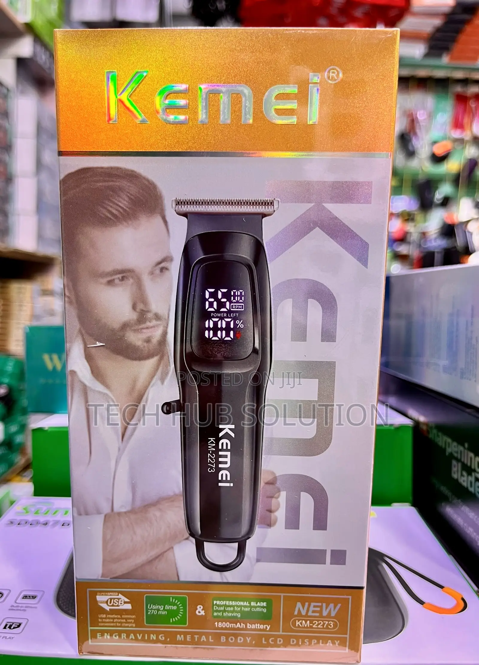 Kemei KM-2273 LCD Screen Hair Clipper