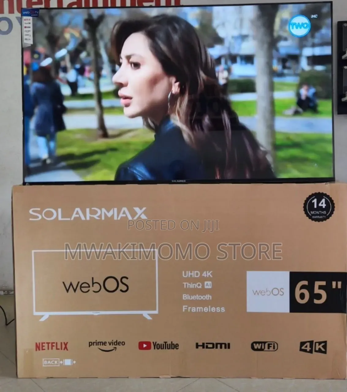 Solarmax 65-Inch UHD WebOS Smart TV