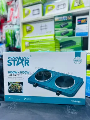 Winning Star ST-9638 Electric Hot Plate 2000W – Double Burner Stove