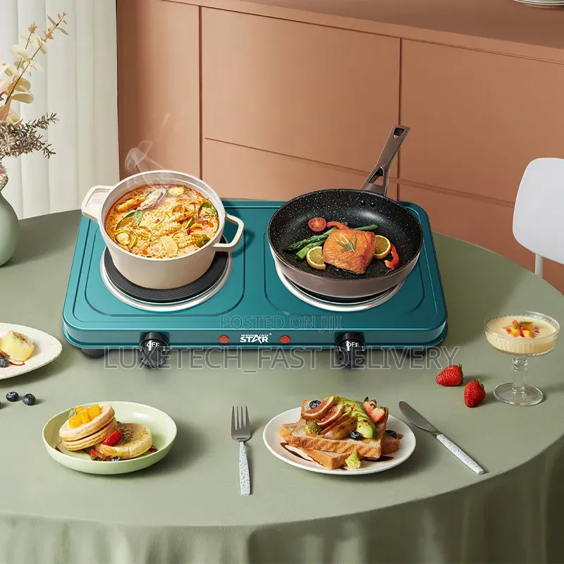 Winning Star ST-9638 Electric Hot Plate 2000W – Double Burner Stove