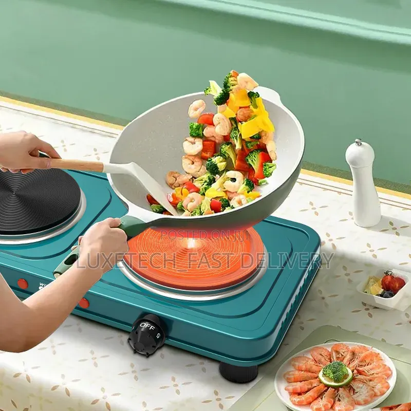 Winning Star ST-9638 Electric Hot Plate 2000W – Double Burner Stove