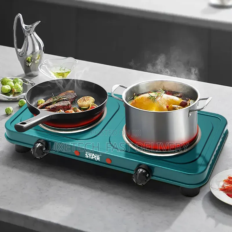 Winning Star ST-9638 Electric Hot Plate 2000W – Double Burner Stove