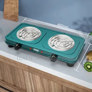 Winning Star Double Coil Electric Hot Plate 2000W – 2 Burner Stove
