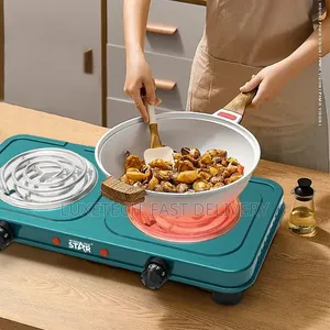 Winning Star Double Coil Electric Hot Plate 2000W – 2 Burner Stove