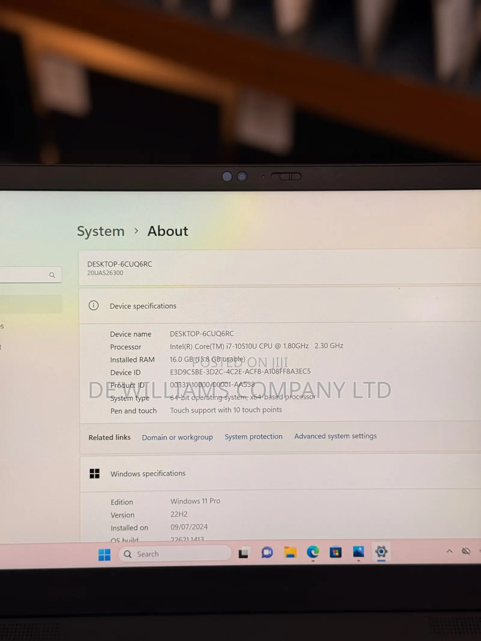 Laptop Lenovo ThinkPad X1 Carbon 16GB Intel Core i7 SSD 512GB