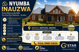 3bdrm House in G Star, Arusha for sale
