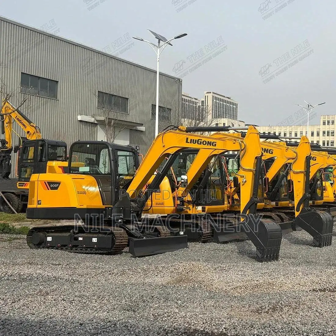 906F Compact Excavator 6 Ton 36.8kW 0.21m3 Bucket Mining Use