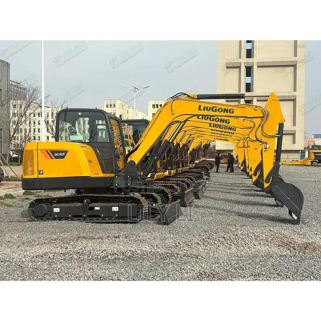 906F Compact Excavator 6 Ton 36.8kW 0.21m3 Bucket Mining Use