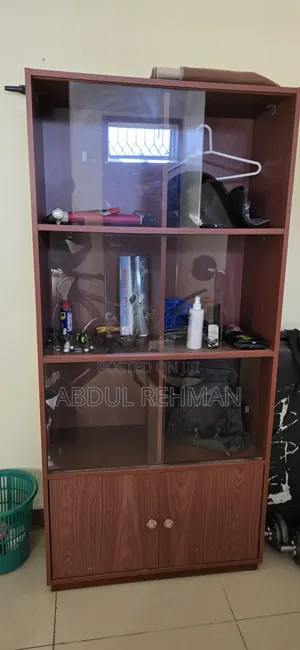 Cupboard Good Condition With Slide Glasses