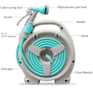 Portable Garden Hose Reel Set – 15m