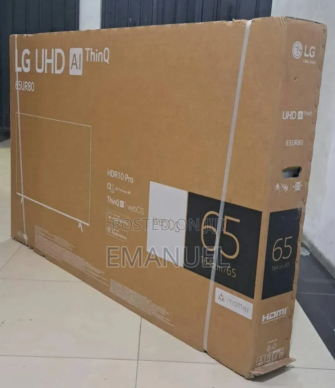 LG TV 65" Full AI Feature - Magic Remote - UHD