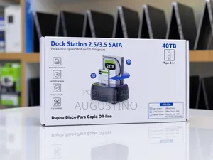 Dual-Bay SATA Hard-Drive Docking Station