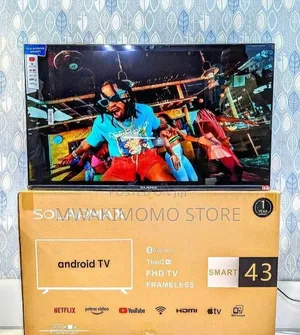 Solarmax 43-Inch Frameless Smart Android TV