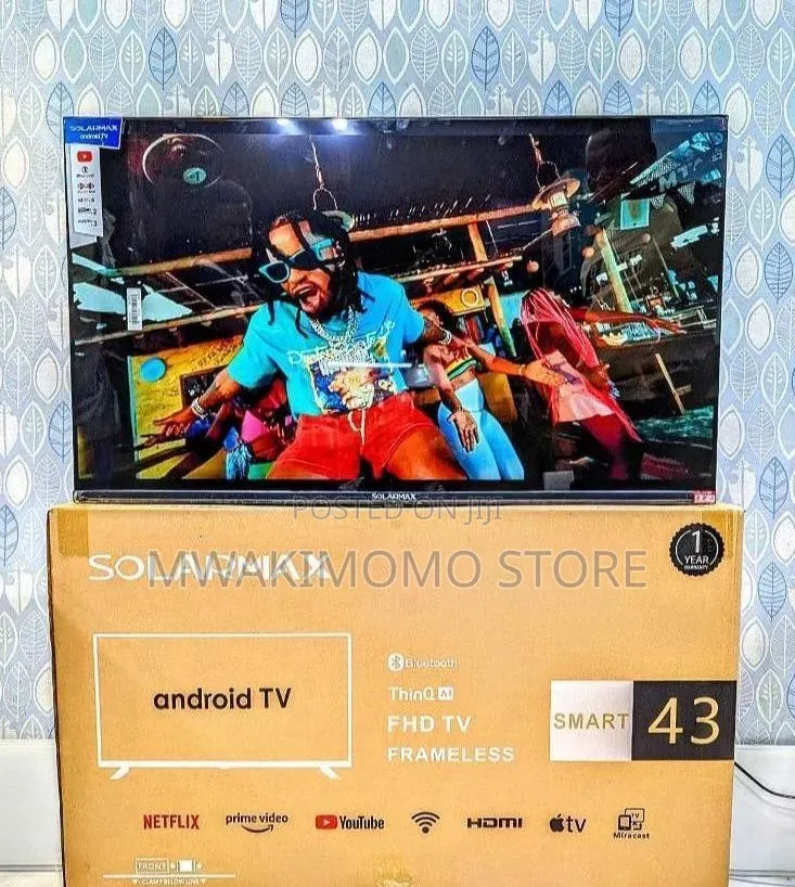 Solarmax 43-Inch Frameless Smart Android TV