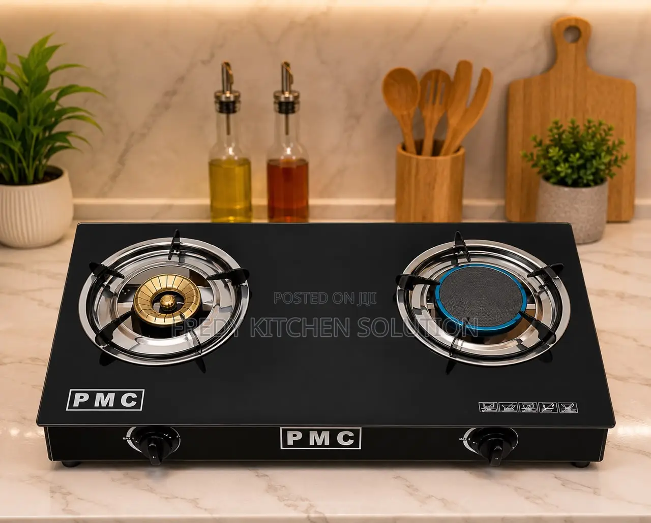 * PMC Gas Stove – Model PMC120 * Model: PMC120 Dual Burner