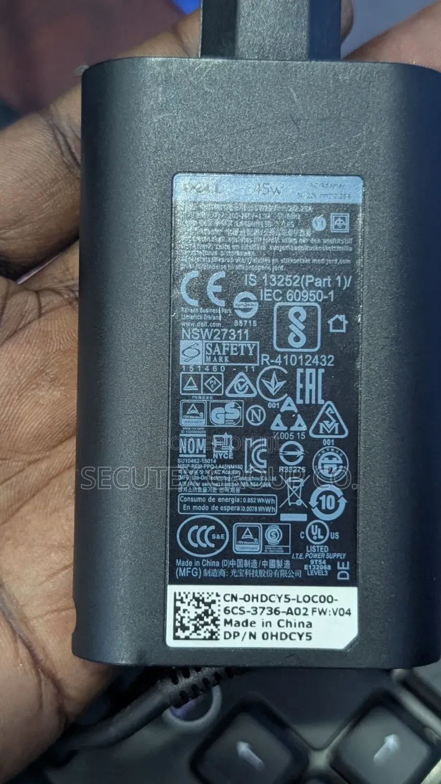 Dell 45W USB-C Power Adapter