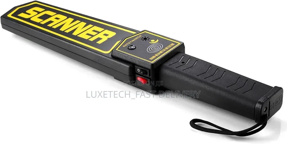 Handheld Security Metal Detector Wand Scanner + Sound, Vibration Alert
