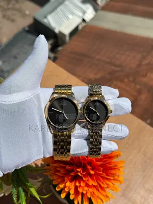 Dark Gold Couple Watch