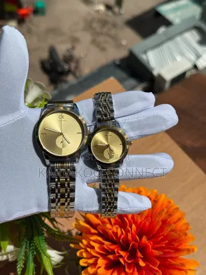 Dark Gold Couple Watch
