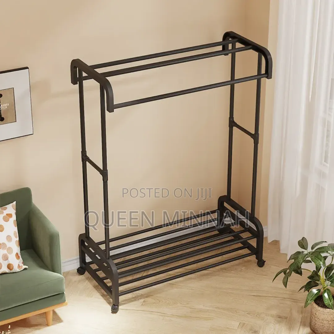 Heavy Duty Clothes Rack/ Henga Ya Kuning'inizia Nguo