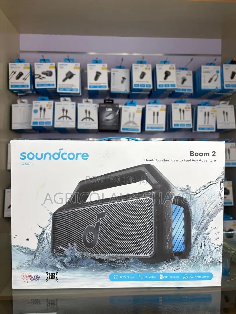 Original Anker Soundcore Boom 2 Outdoor Speaker – 80W Bass