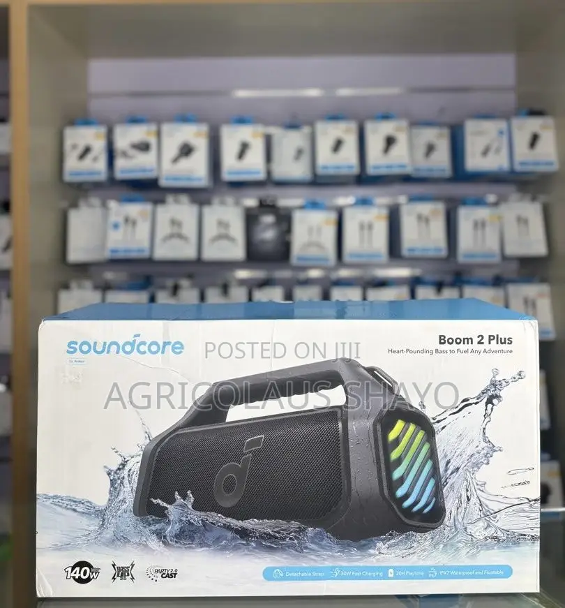 Anker Soundcore Boom 2 Plus Portable Outdoor Speaker – 140W Monster