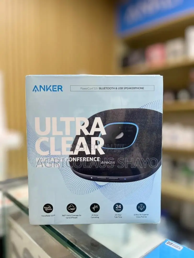 Original Anker PowerConf S3 Bluetooth USB Conference Speakerphone –
