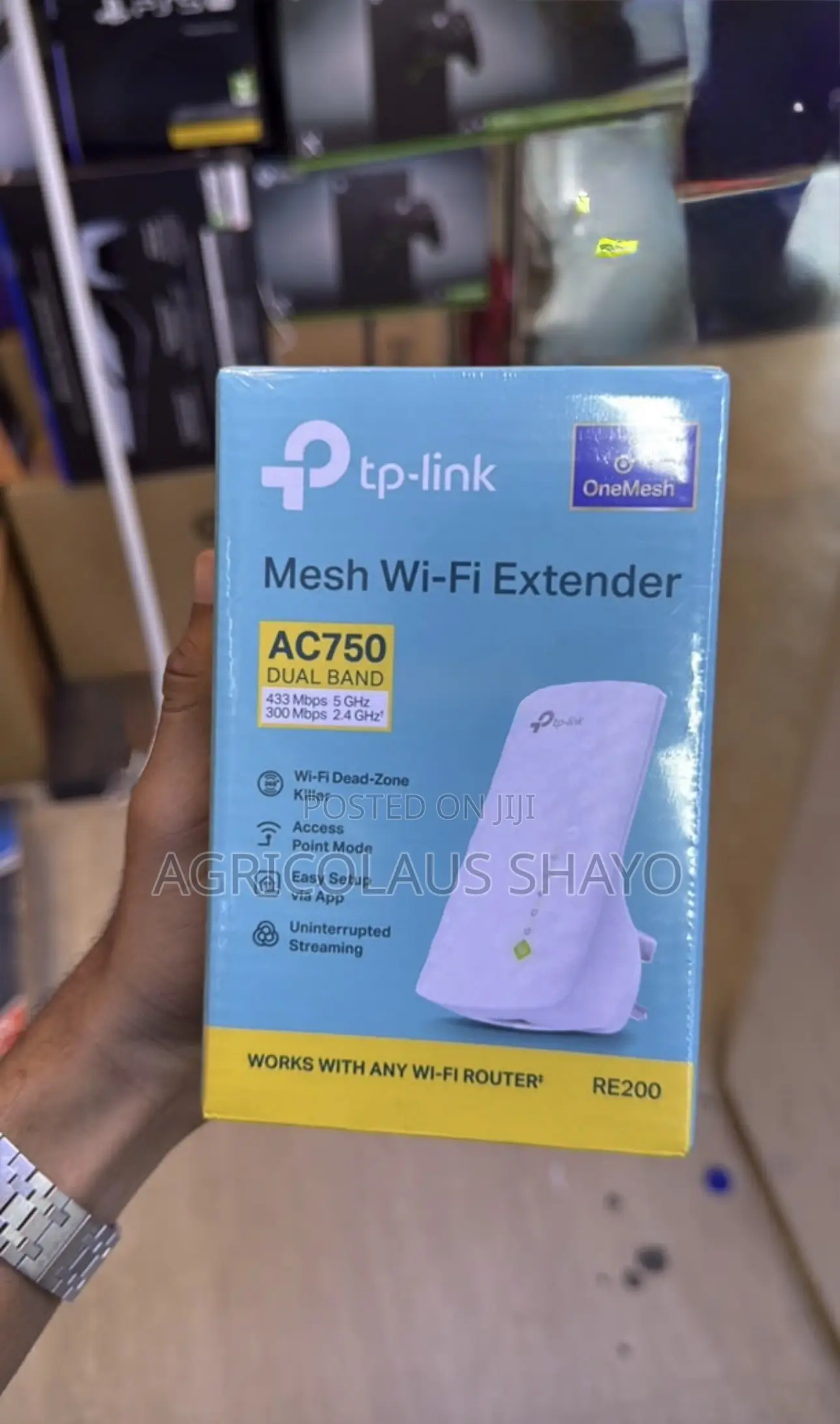 TP-Link RE200 AC750 Dual Band Wi-Fi Range Extender – Wi-Fi Dead-Zone