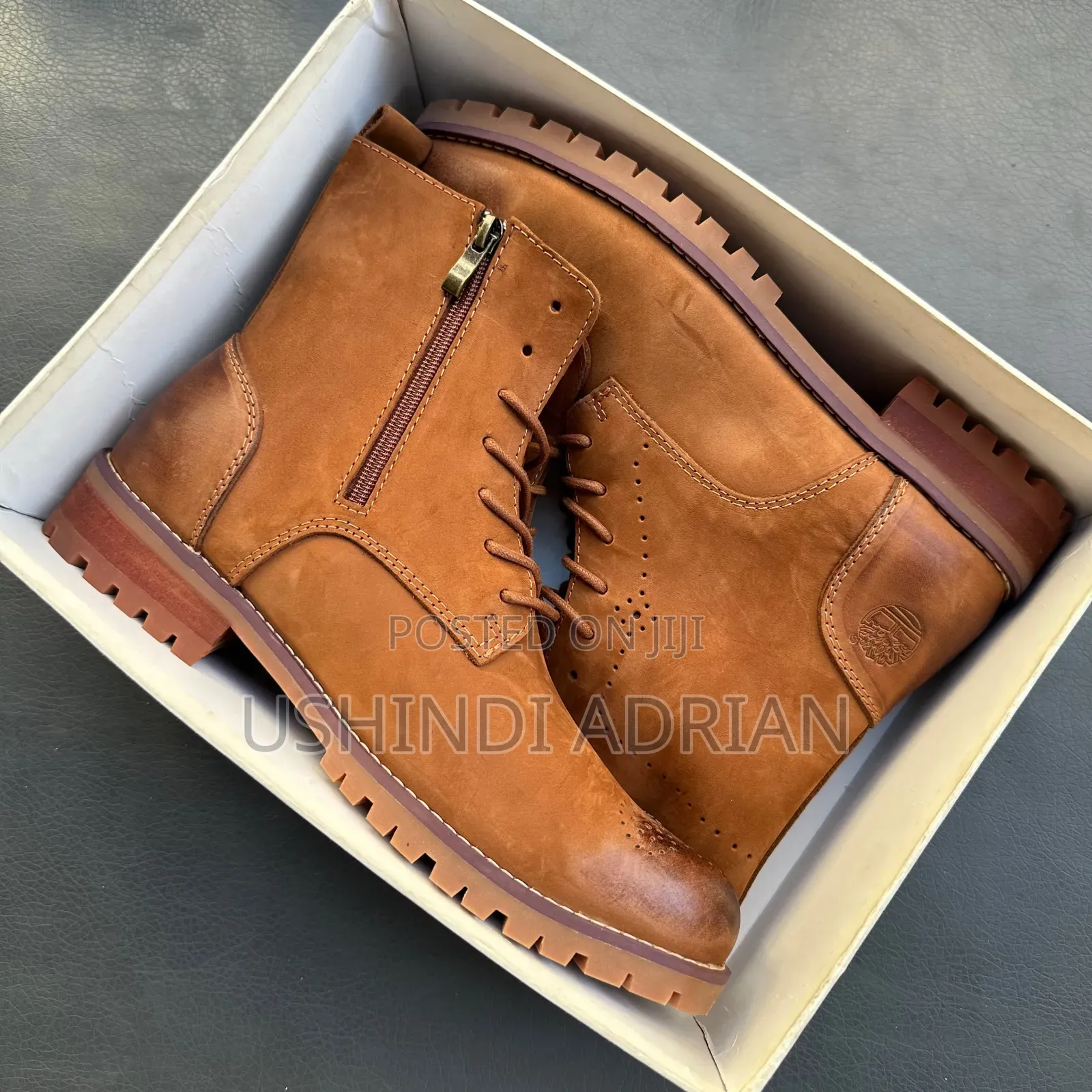 TIMBERLANDSize: 40, 41, 42, 43, 44, 45
Bei: 120,000/=Ubora